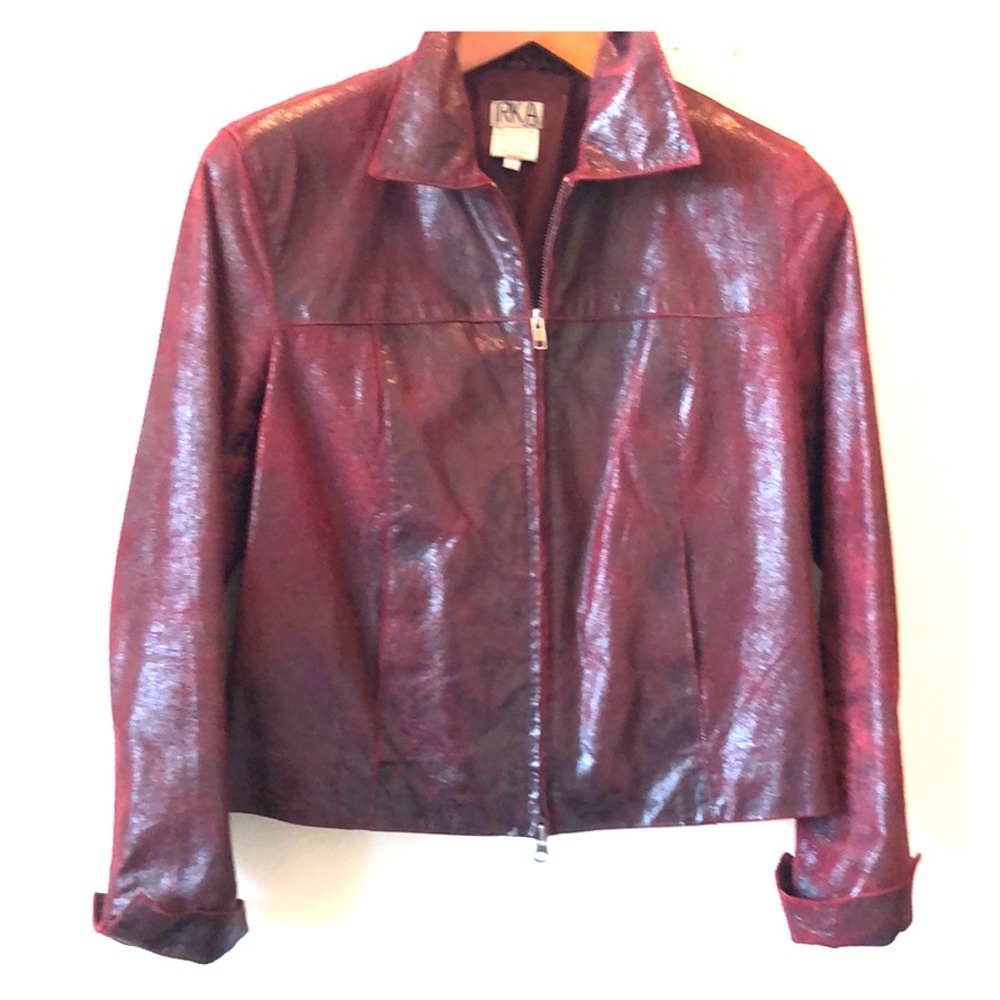 ☄️DISTRESSED LEATHER JACKET ☄️REDUCED FROM $98